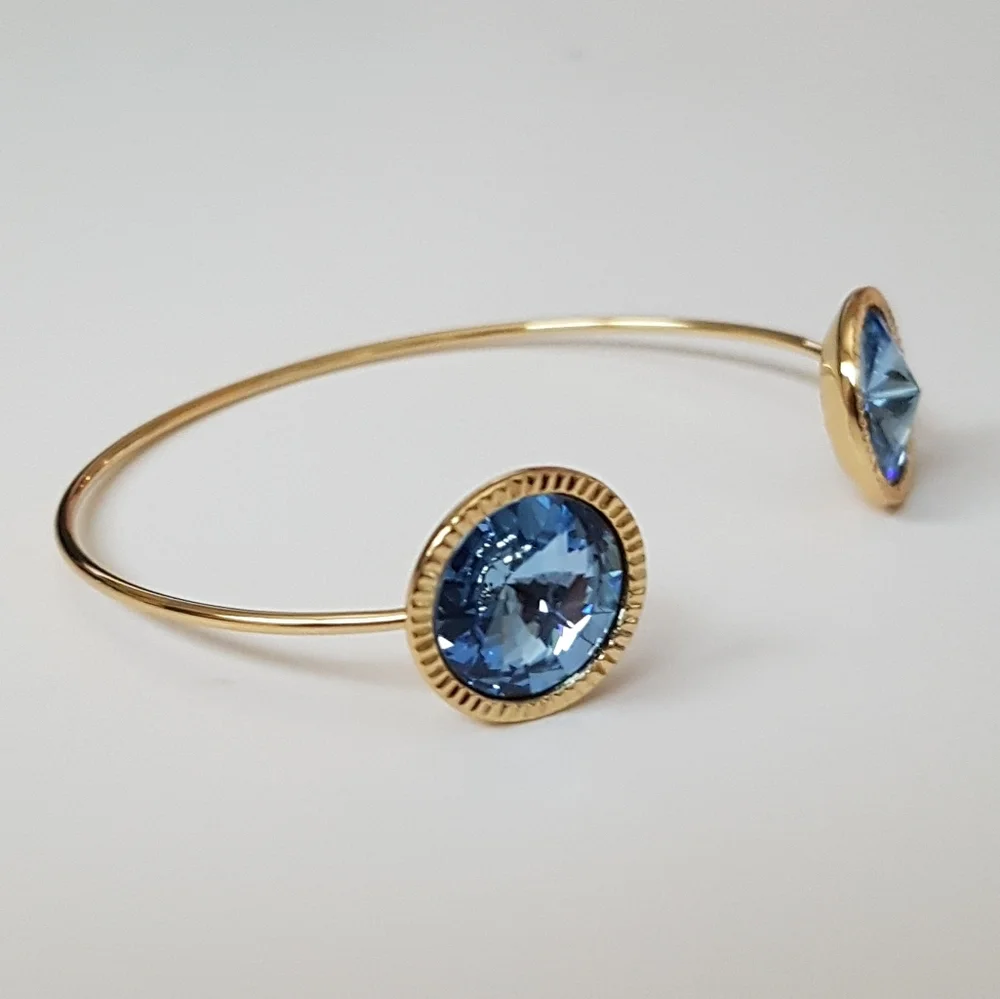 Ted Baker Rose Gold Revenna Rivoli Crystal Cuff